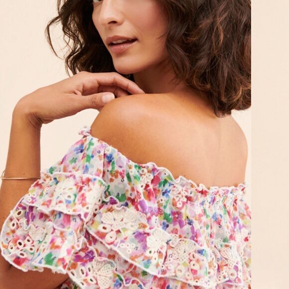 Btfl-Life Off the Shoulder Mini Dress Size M - Picture 3 of 6
